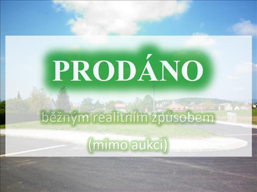 PRODÁNO (Běžným prodejem - bez aukce) Stavební pozemek, 1.046 m2, Staré Hodějovice, okr.České Budějovice